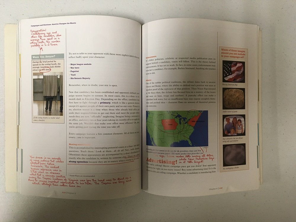 THE DAILY SHOW WITH JON STEWART PRESENTS AMERICA (THE BOOK): A Citizen's Guide to Democracy Inaction used book depot