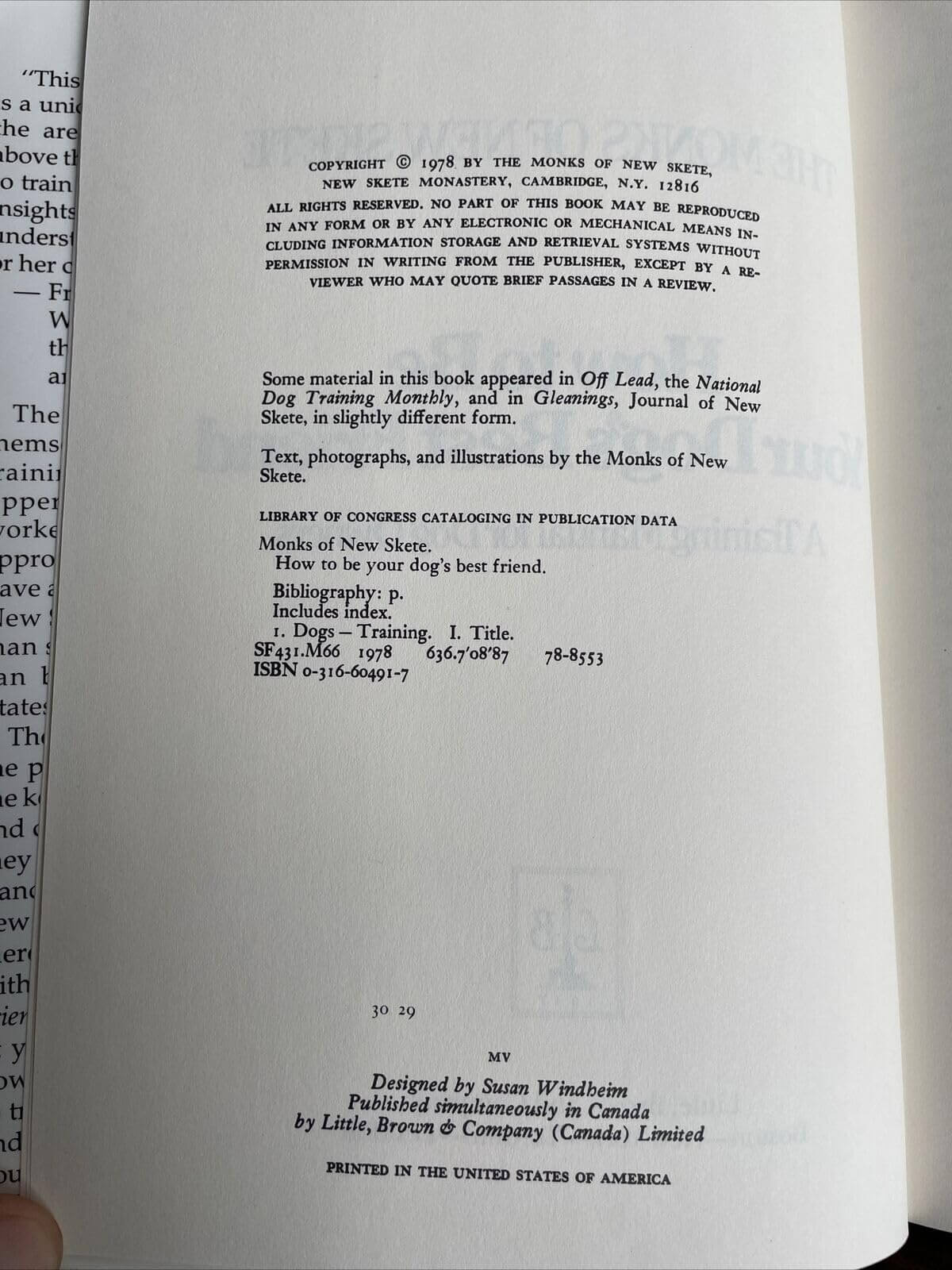 How to Be Your Dog's Best Friend: A Training Manual for Dog Owners used book depot