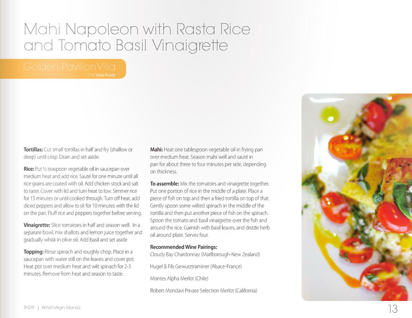 Taste: Recipes from Acclaimed BVI Restaurants and Chefs used book depot