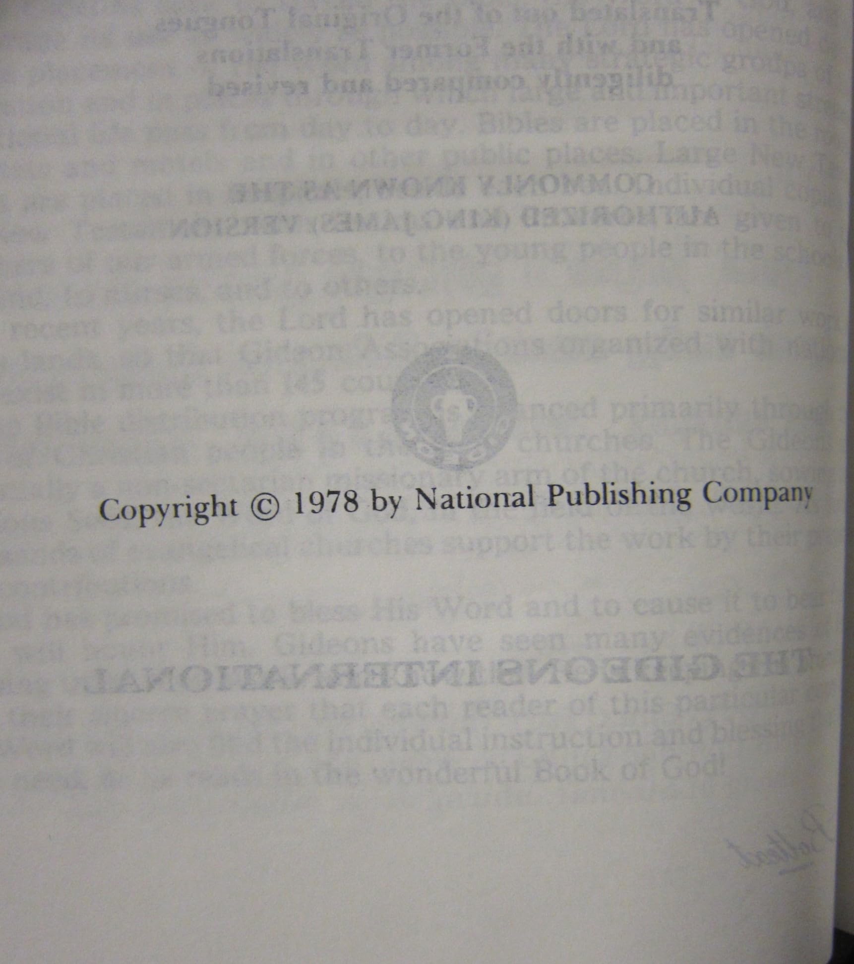 The Holy Bible: Containing the Old and New Testaments (King James Version) used book depot