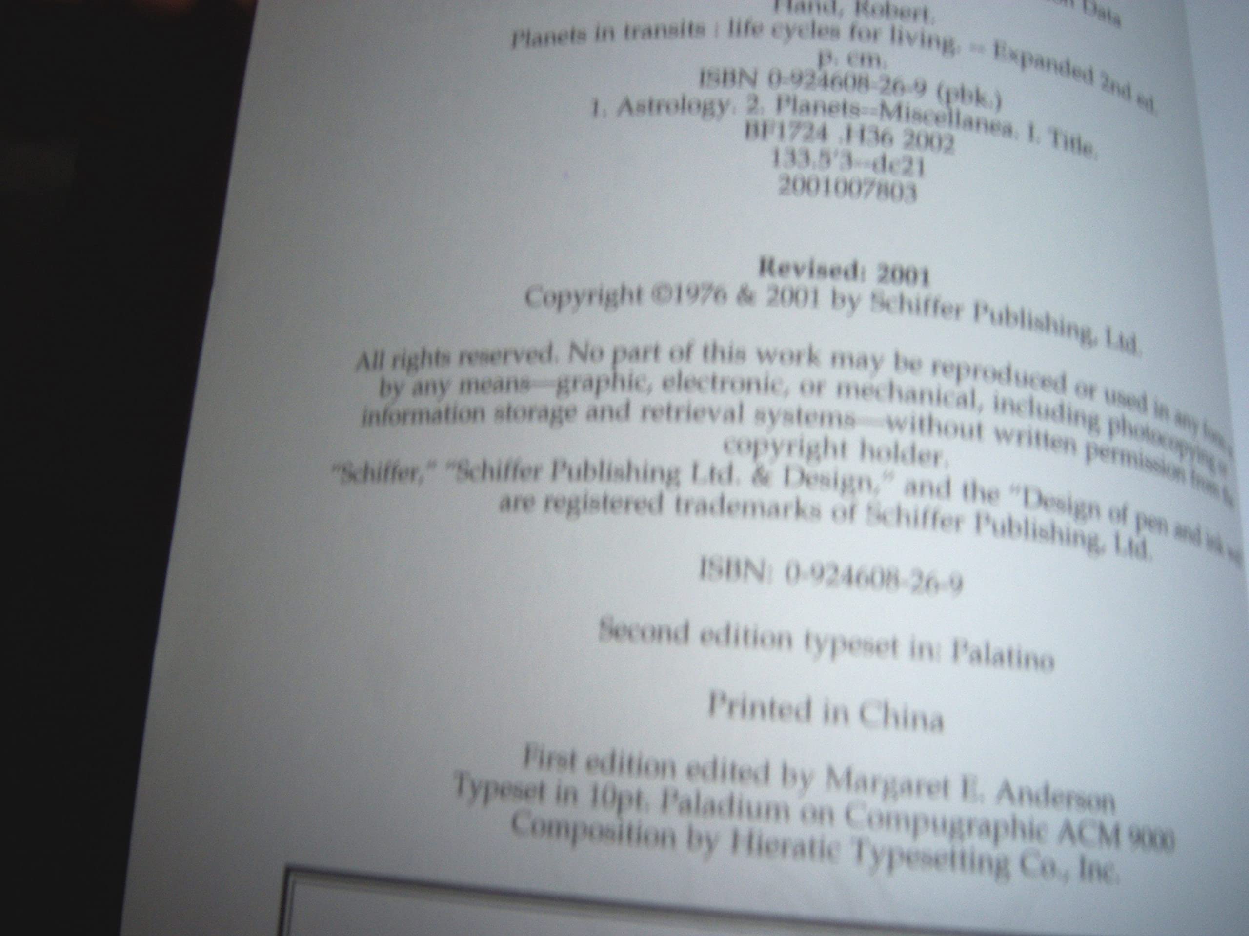 Planets in Transit : Life Cycles for Living (The Planet Series) used book depot