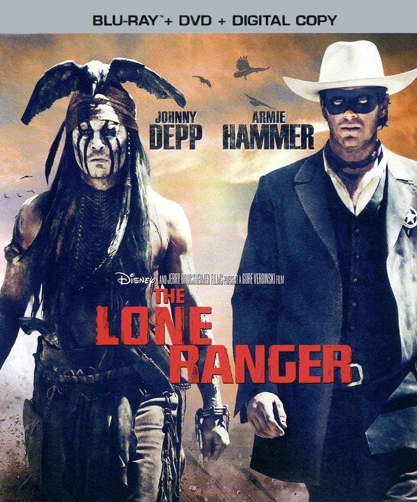 The Lone Ranger (Blu-ray + DVD + Digital Copy) used book depot