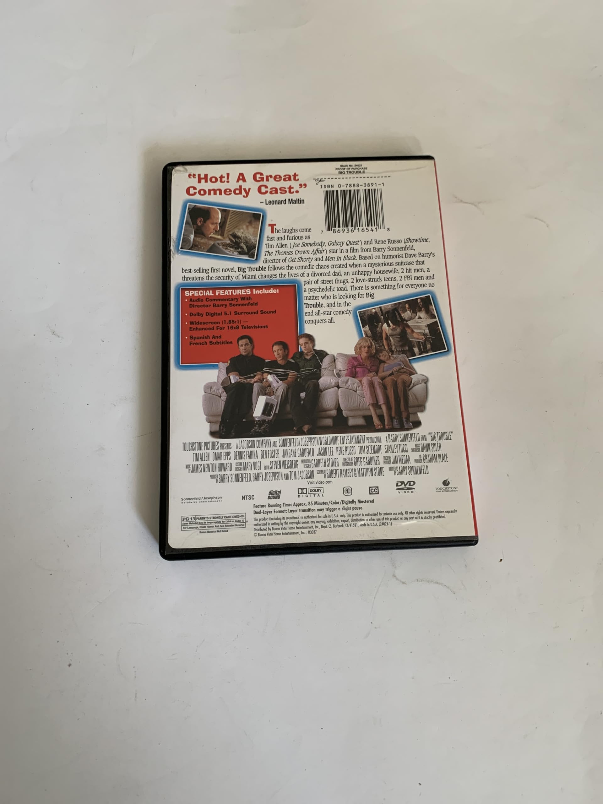Buena Vista Home Video Big Trouble used book depot