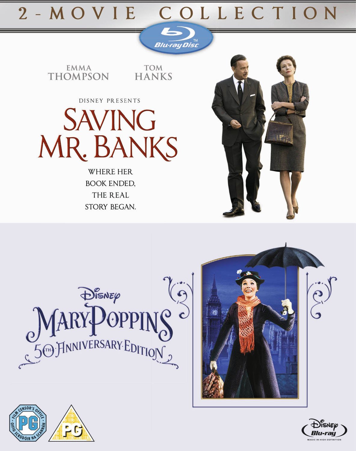 Saving Mr Banks & Mary Poppins [Blu-ray] [Region Free] used book depot