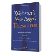 Houghton Mifflin Roget's II: The New Thesaurus, 3 Red Edition, Paperback, 544 Pages (0618955925)