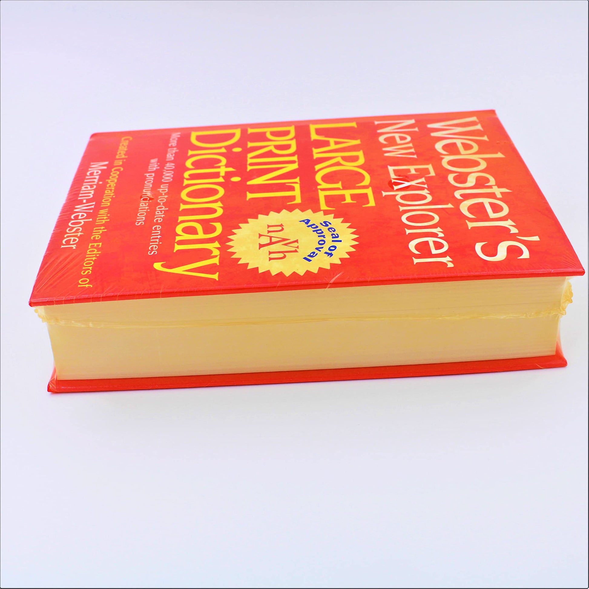 Webster's New Explorer Large Print Dictionary used book depot