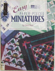 Easy Paper-Pieced Miniatures used book depot