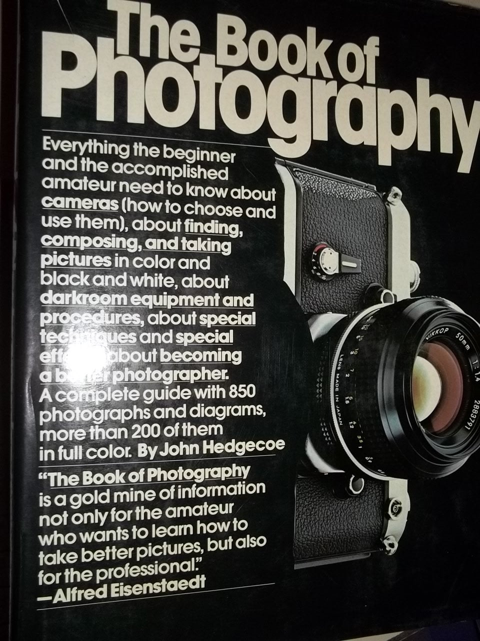 The Book of Photography: How to see and take better pictures used book depot