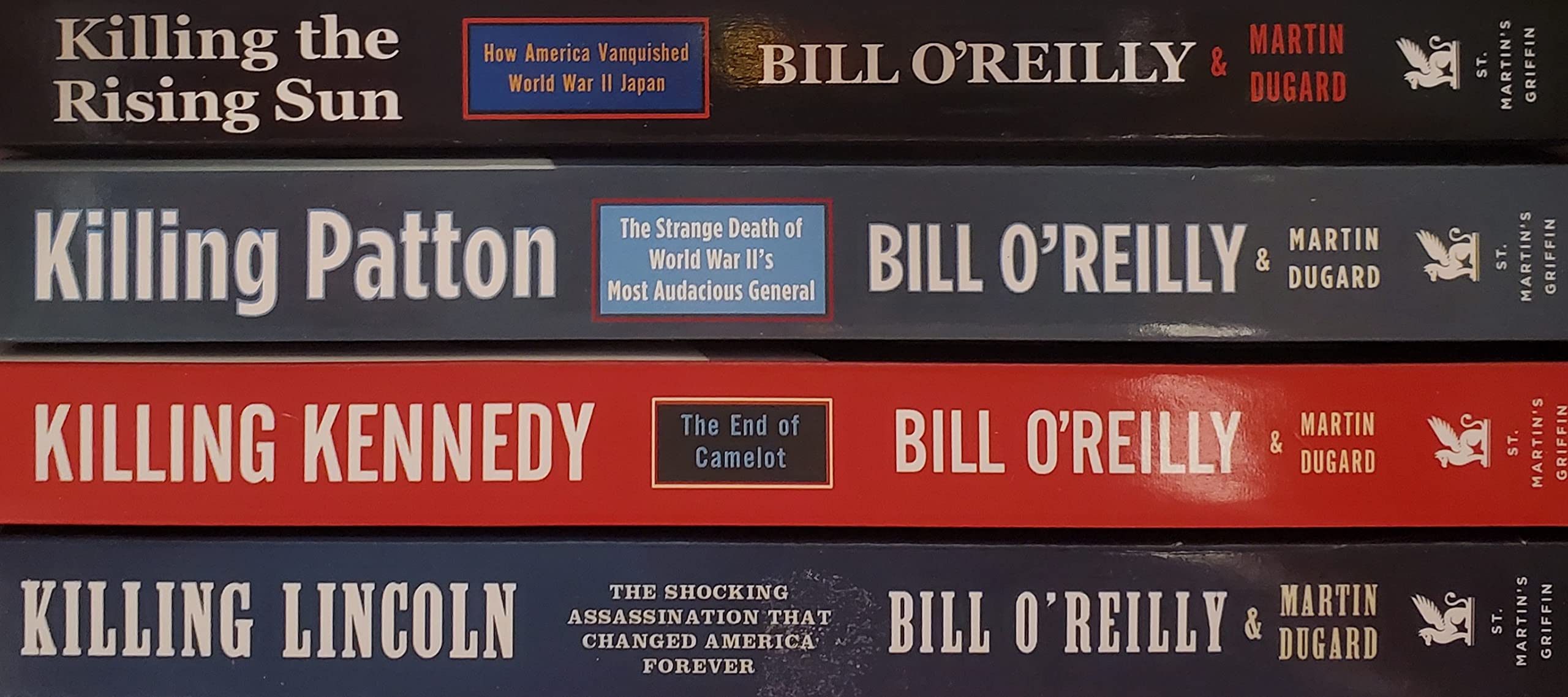 Bill O'Reilly exclusive four-book killing set (killing Lincoln/killing Kennedy/killing patton/killing the rising sun) used book depot