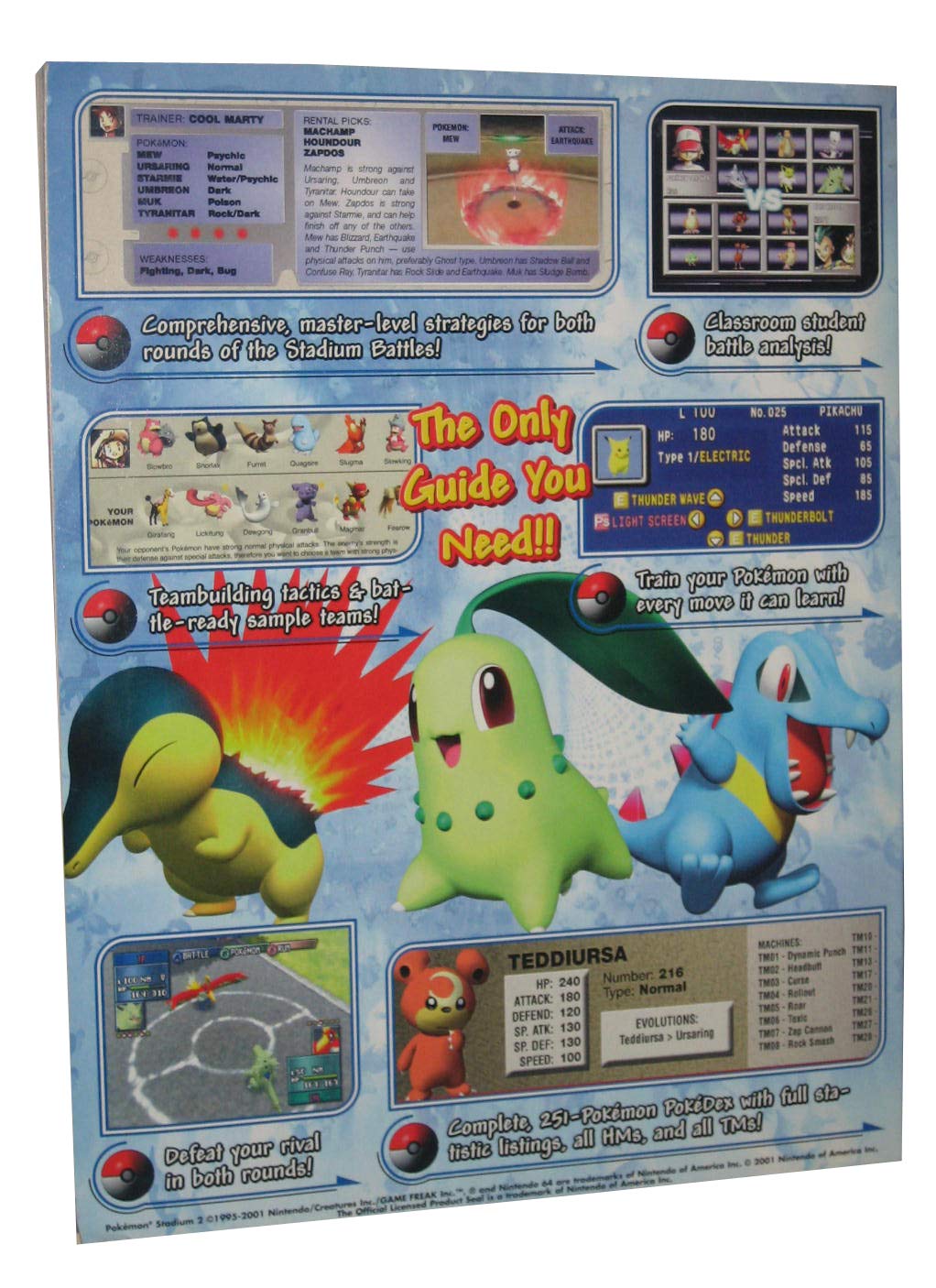 Versus Books Official Pokemon Stadium 2 Perfect Guide used book depot
