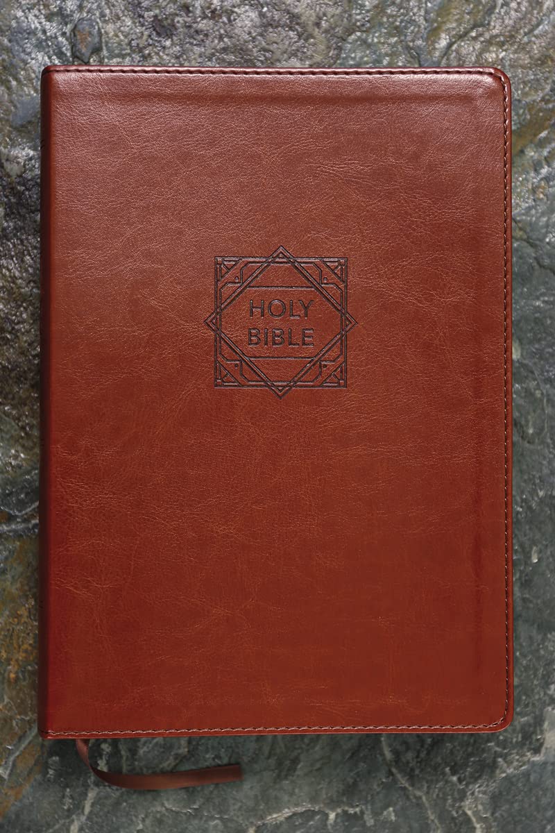 NASB, Super Giant Print Reference Bible, Leathersoft, Brown, Red Letter, 1995 Text, Comfort Print used book depot
