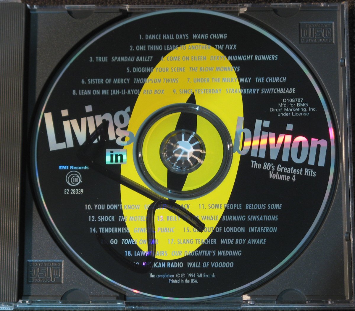 Living In Oblivion : The 80's Greatest Hits, Vol. 4 used book depot
