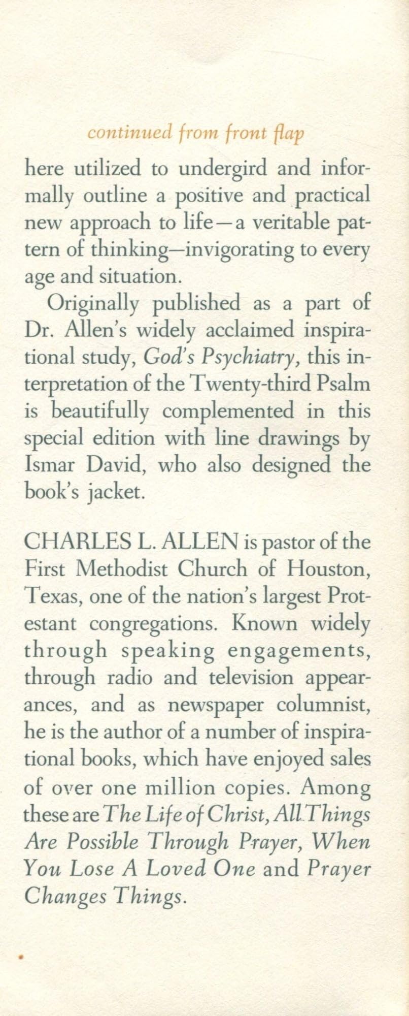 The Twenty-Third Psalm: An Interpretation used book depot