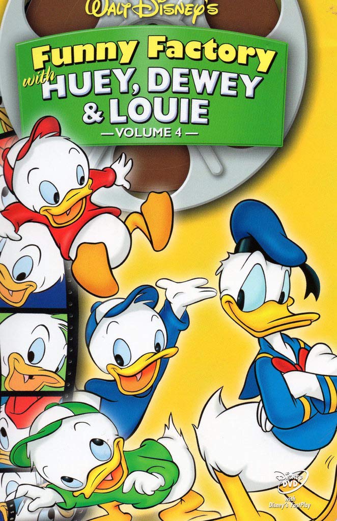 Walt Disney's Funny Factory With Huey, Dewey and Louie, Vol. 4 [DVD] used book depot
