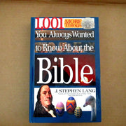 1,001 More Things You Always Wanted to Know About the Bible used book depot
