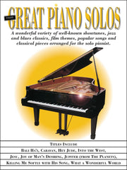 More Great Piano Solos used book depot