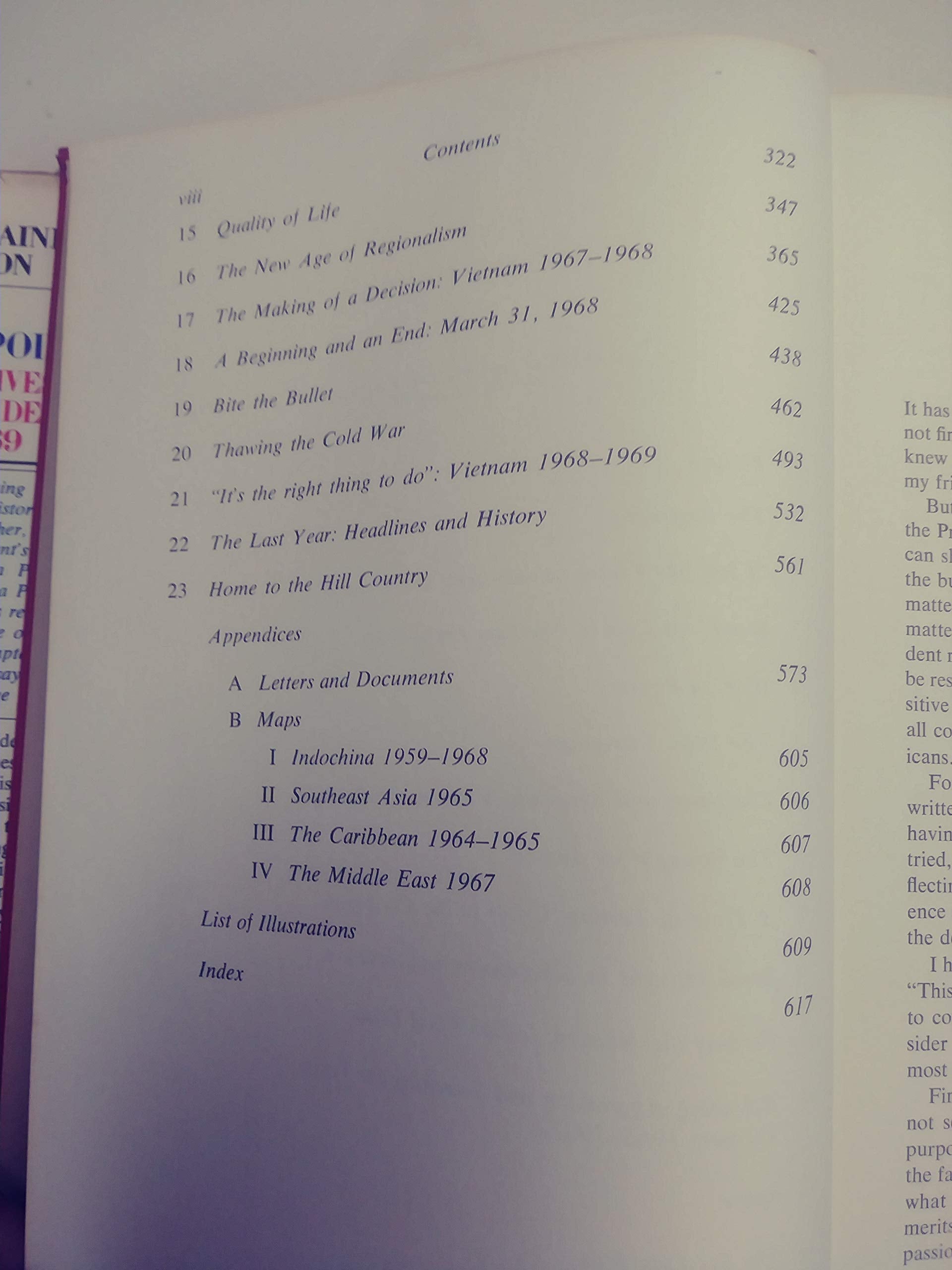 Vantage Point, The Perspectives On The Presidency 1963-1969 used book depot