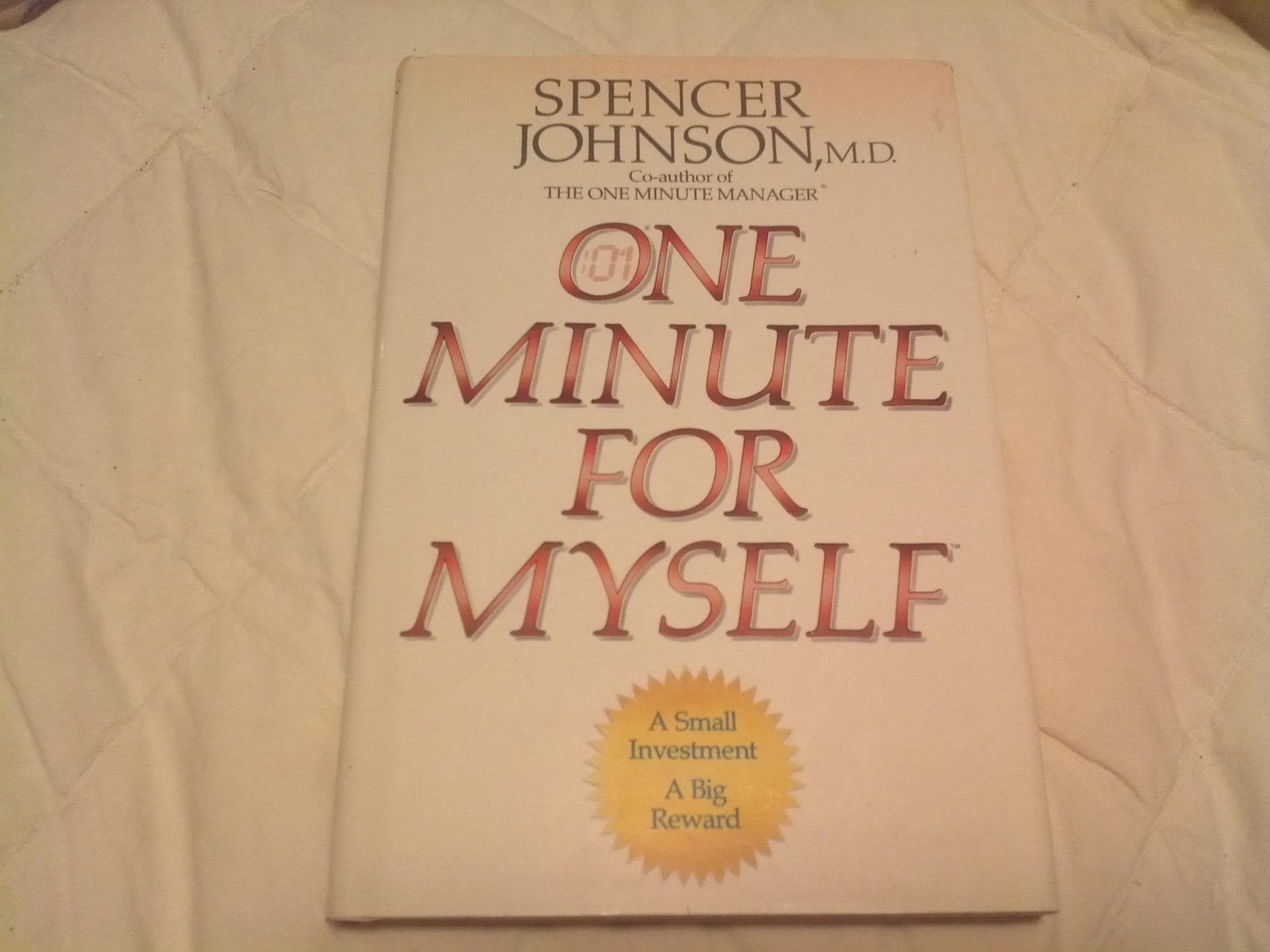 One Minute for Myself: A Small Investment a Big Reward used book depot