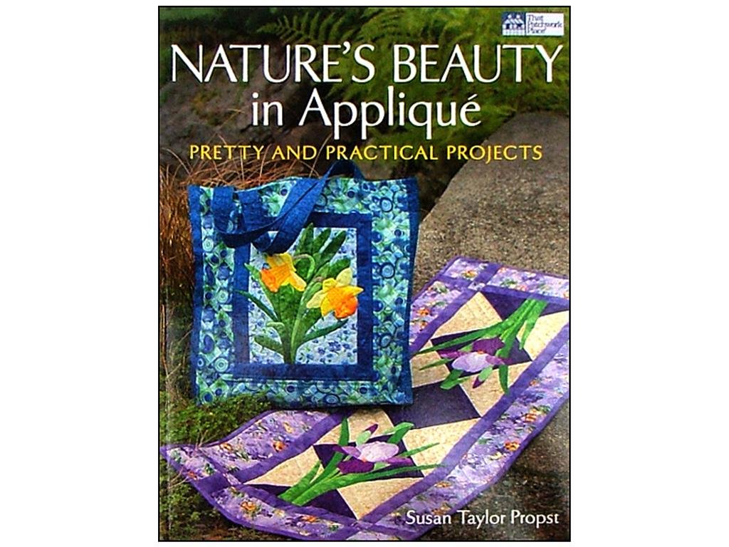 Cover of Nature's Beauty in Applique: Pretty and Practical Projects featuring nature-inspired designs.