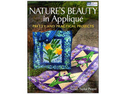 Cover of Nature's Beauty in Applique: Pretty and Practical Projects featuring nature-inspired designs.