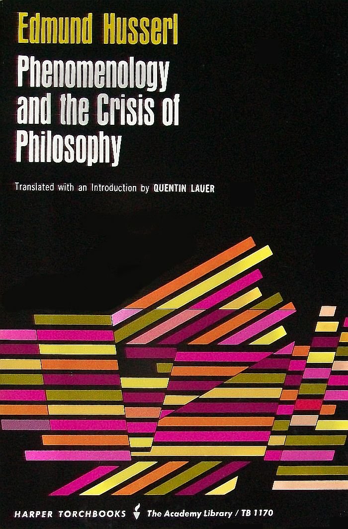 Phenomenology and the Crisis of Philosophy used book depot