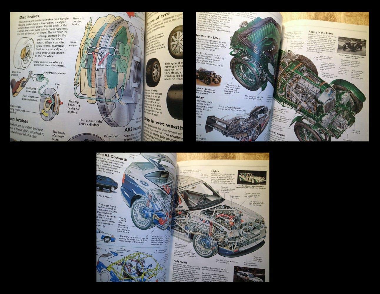 The Usborne Book of Cutaway Cars used book depot