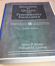 Managing for Quality and Performance Excellence used book depot