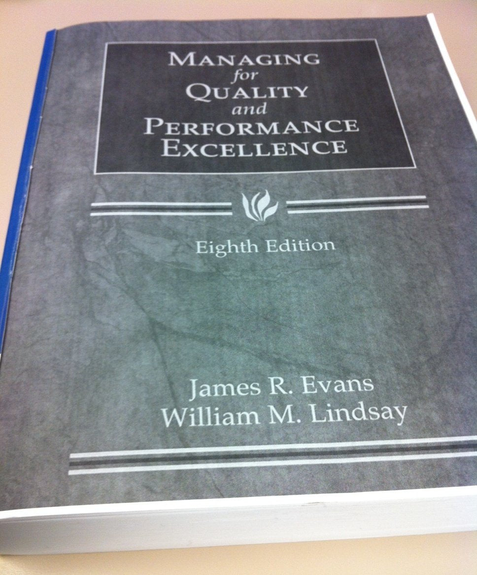 Managing for Quality and Performance Excellence used book depot