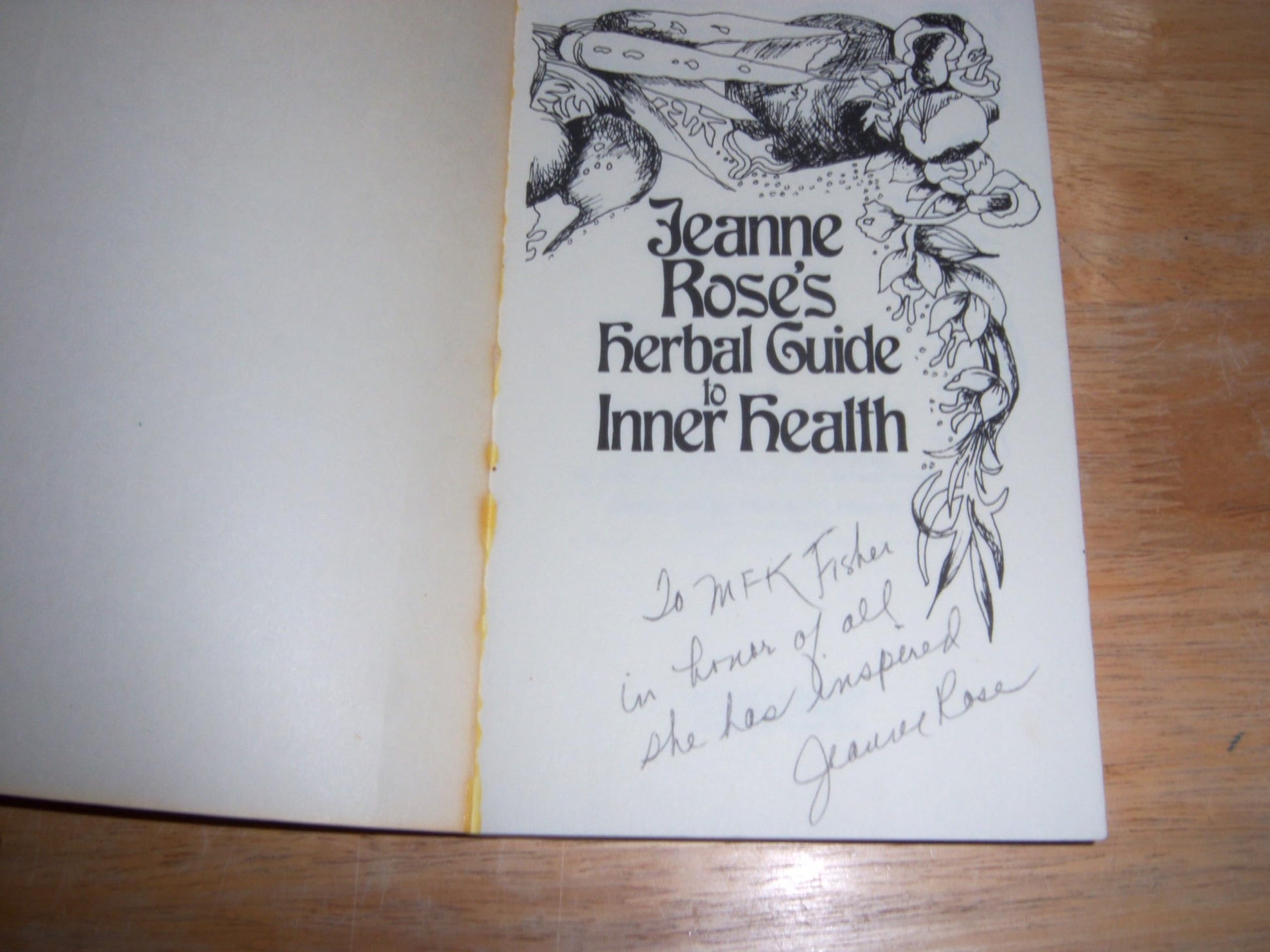 Jeane Rose's Herbal Guide to Inner Health used book depot