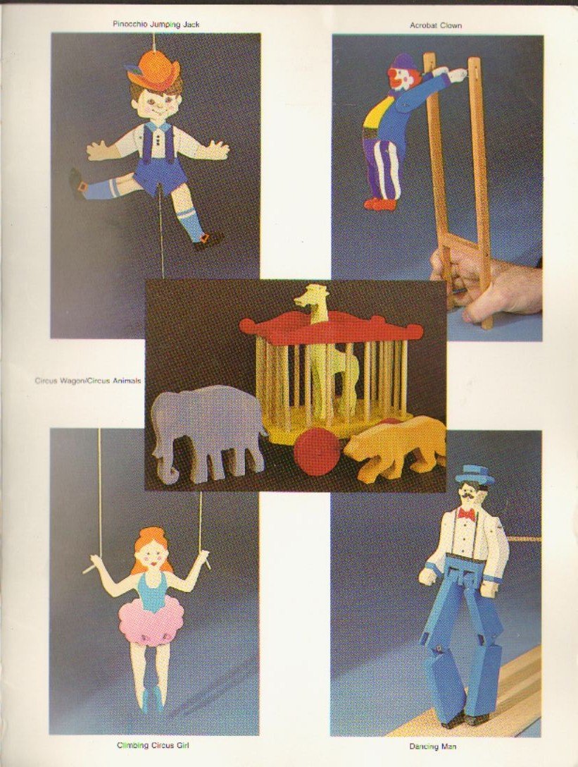Easy-To-Make Articulated Wooden Toys: Patterns and Instructions for 18 Playthings That Move used book depot