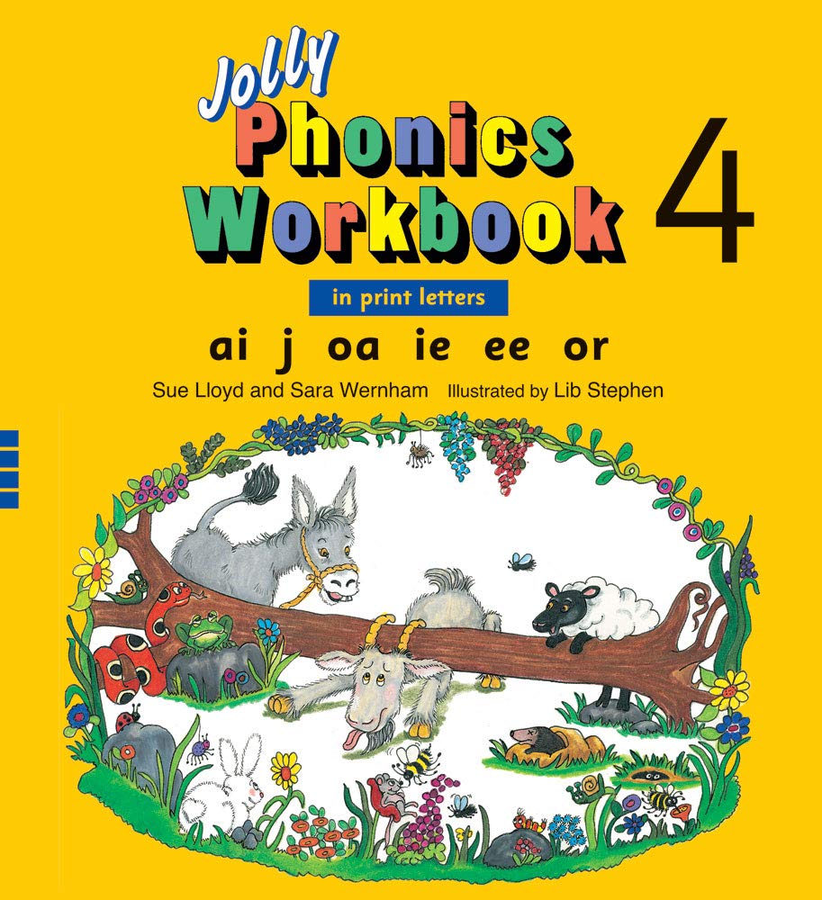 Jolly Phonics: Ai, J, Oa, Ie, Ee, or (Jolly Phonics Workbooks, 4) used book depot