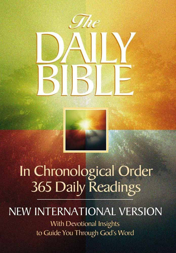 The Daily Bible: In Chronological Order 365 Daily Readings used book depot
