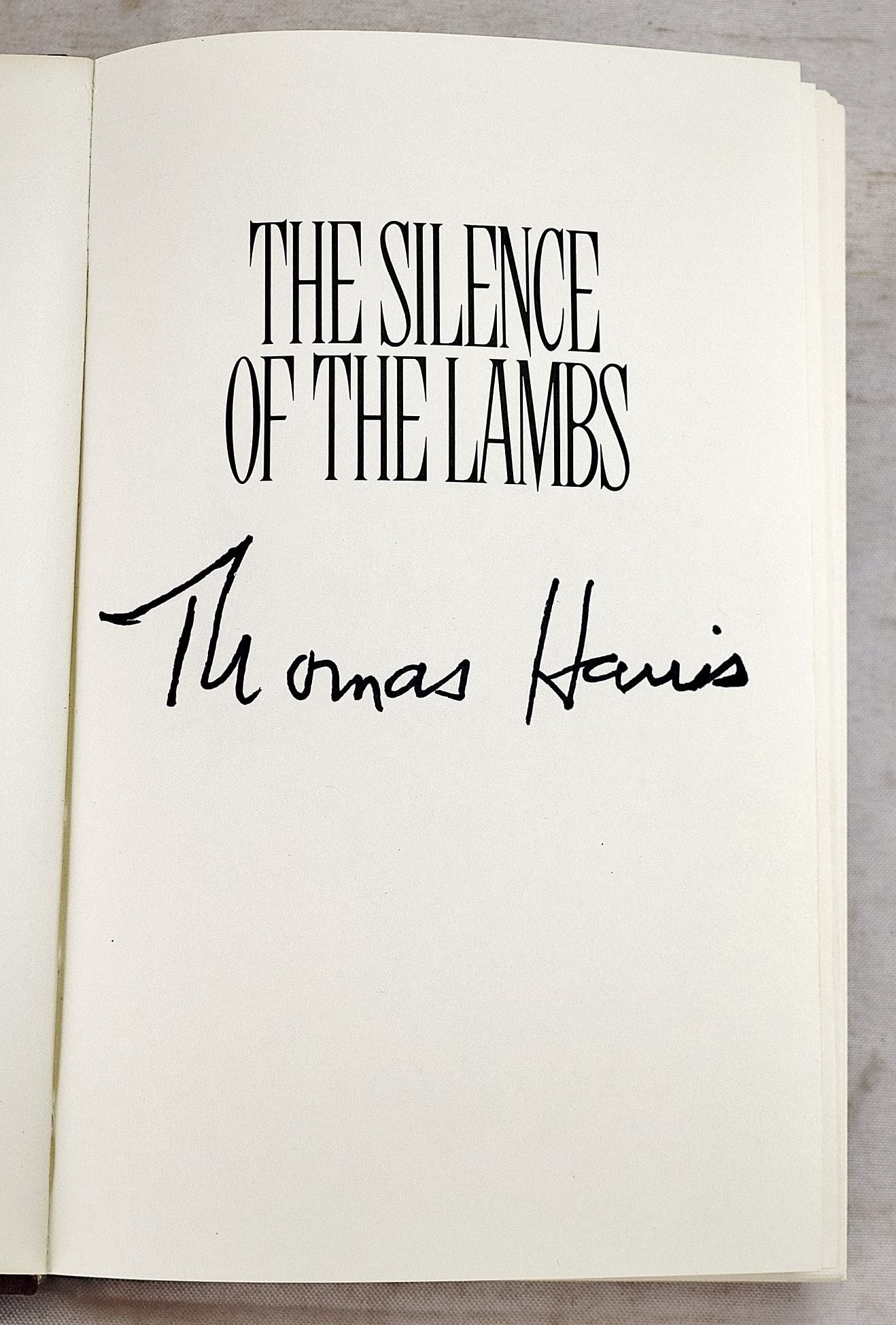 Silence of the Lambs used book depot