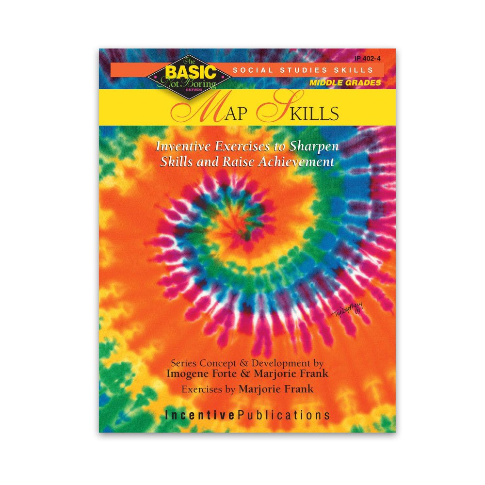 Map Skills BASIC/Not Boring 6-8+: Inventive Exercises to Sharpen Skills and Raise Achievement used book depot