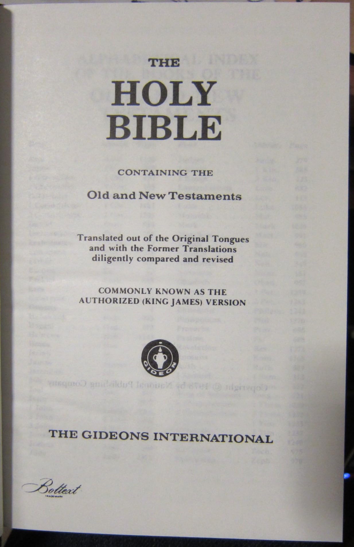 The Holy Bible: Containing the Old and New Testaments (King James Version) used book depot