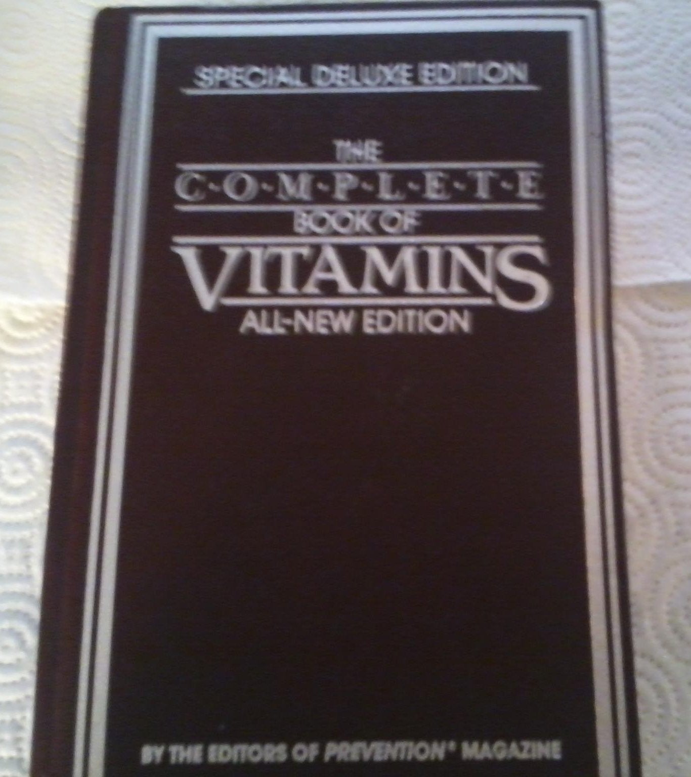 The Complete Book of Vitamins All New Edition used book depot