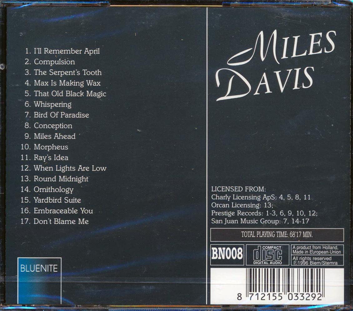 Miles Davis: Cool Jazz Classics