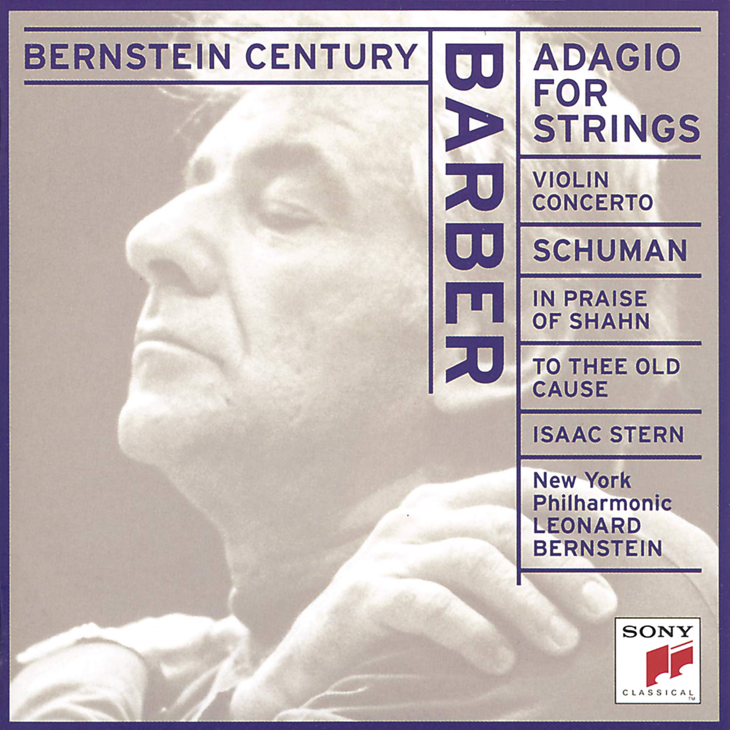 Barber: Adagio for Strings; Concerto for Violin and Orchestra/Schuman: To Thee Old Cause; In Praise Of Shahn used book depot