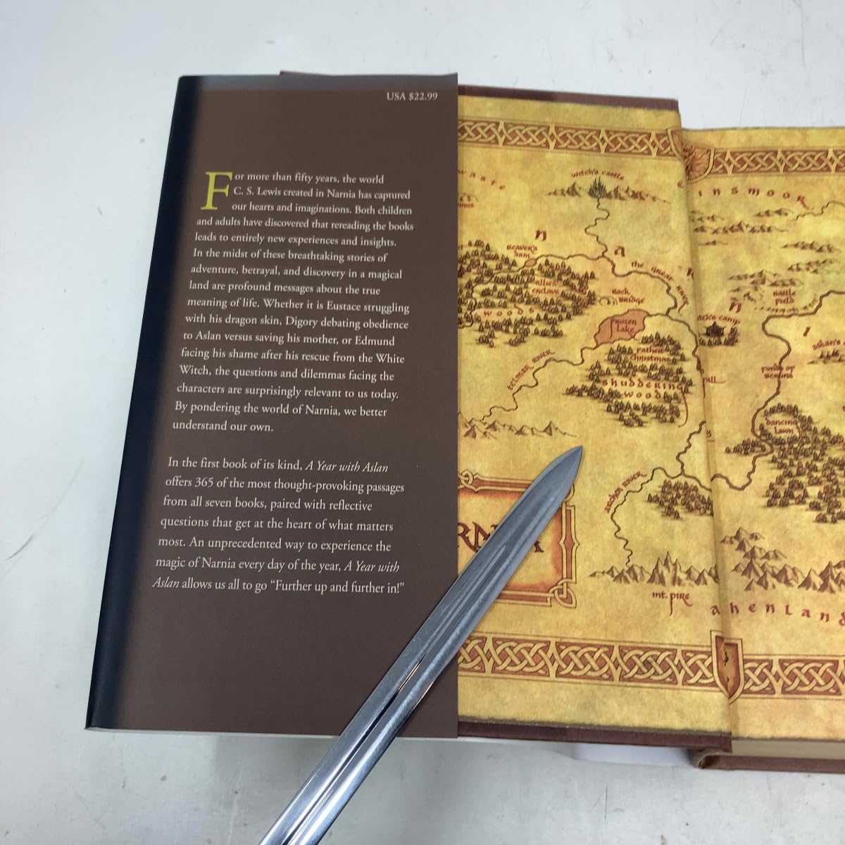 A Year with Aslan: Daily Reflections from The Chronicles of Narnia used book depot