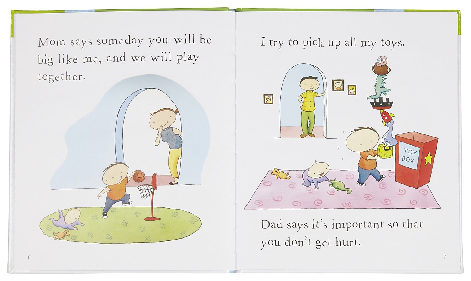 Now I'm Growing! I'm a New Big Brother - Little Steps for Big Kids used book depot