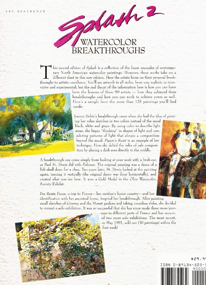 Splash 2: Watercolor Breakthroughs used book depot