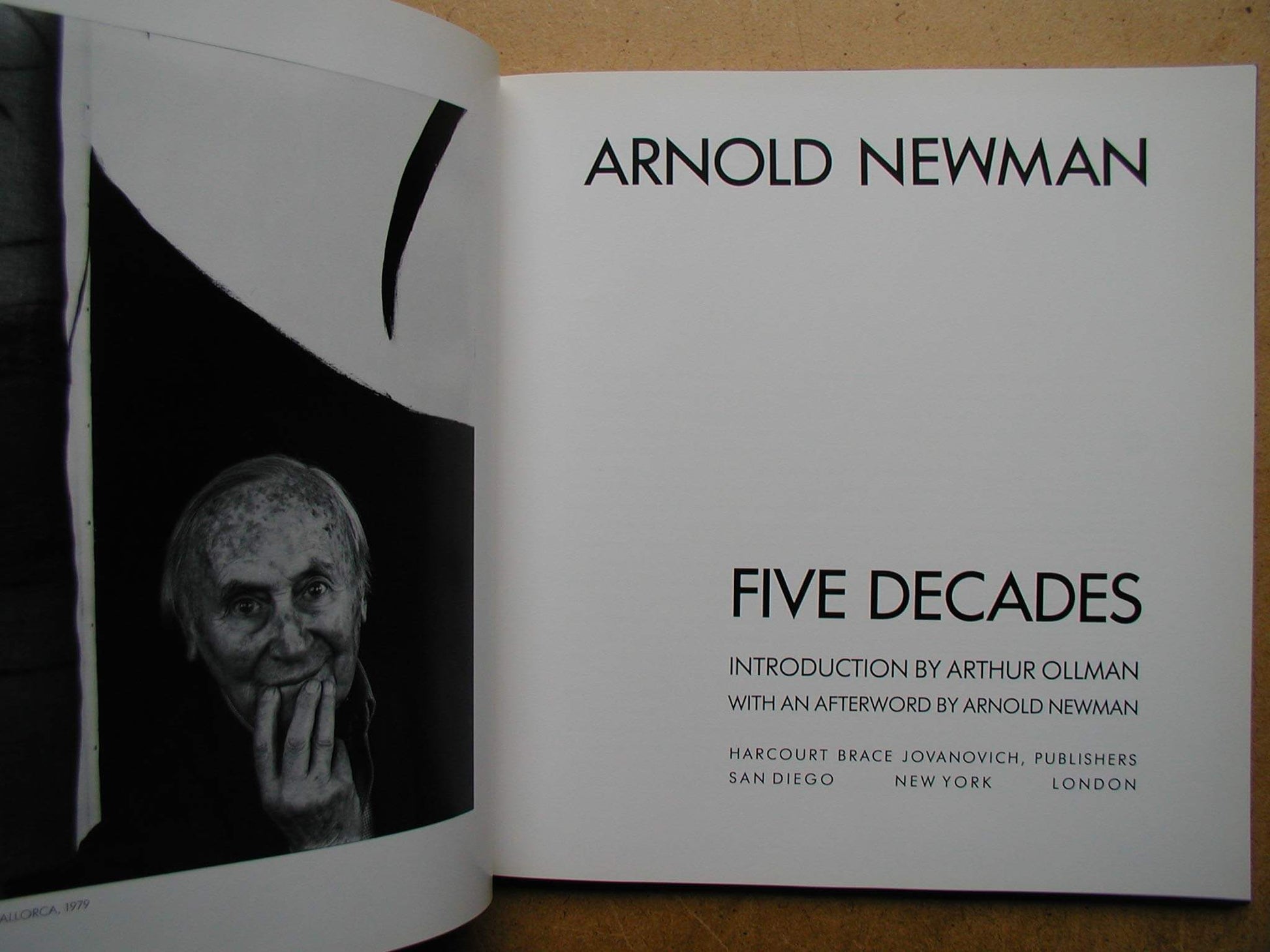 Arnold Newman, five decades (A Harvest/HBJ original) used book depot
