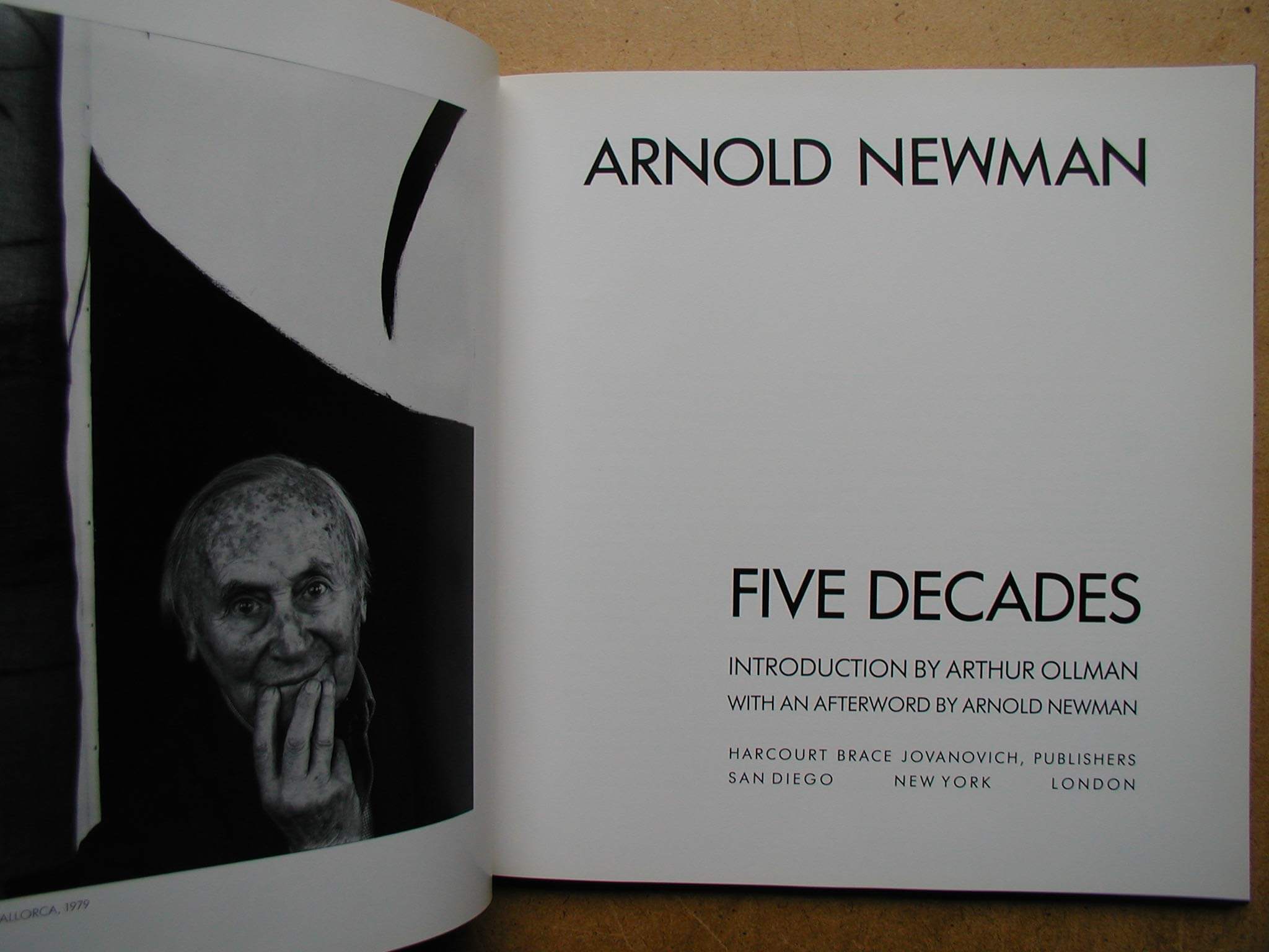 Arnold Newman, five decades (A Harvest/HBJ original) used book depot