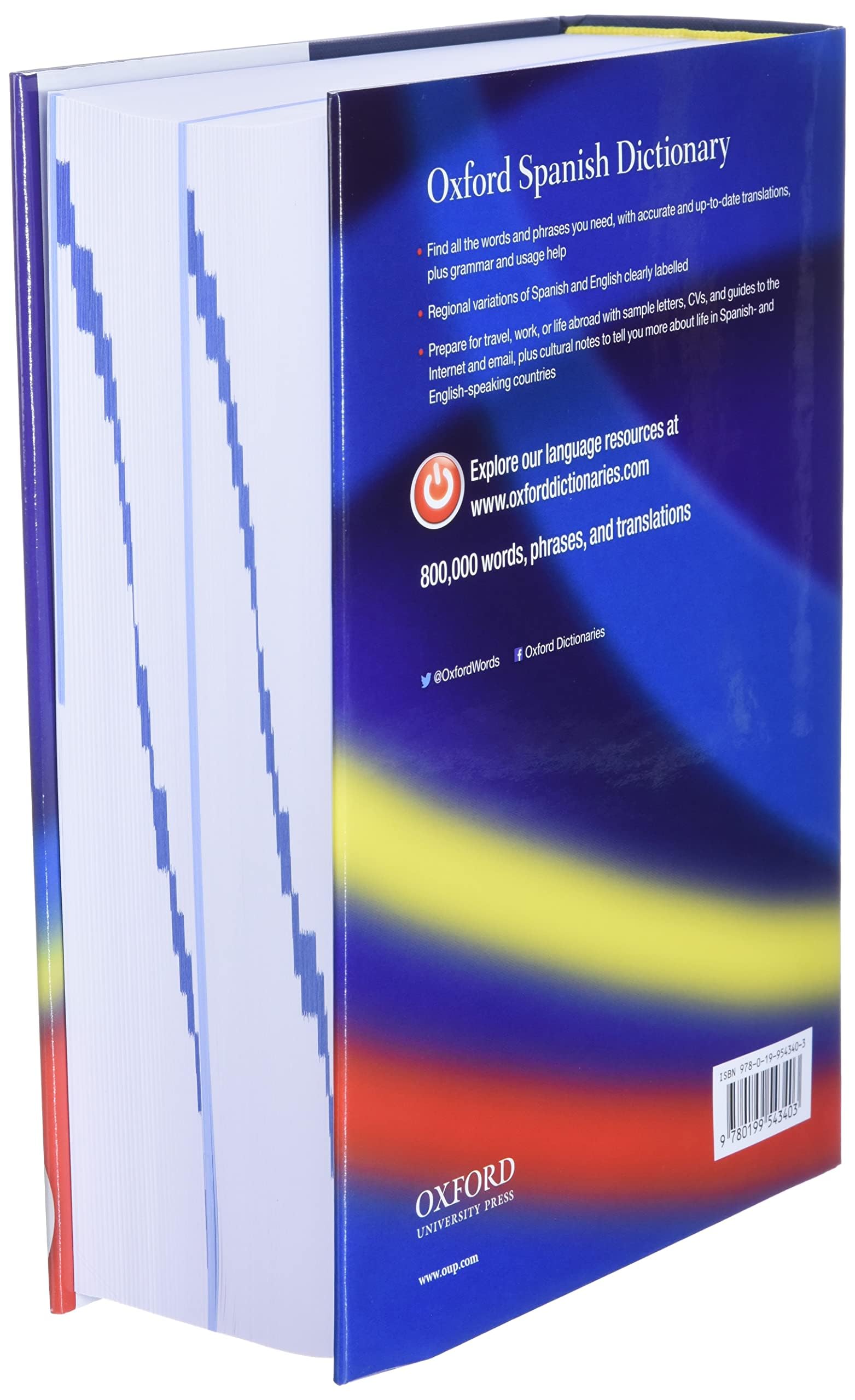 Oxford Spanish Dictionary used book depot
