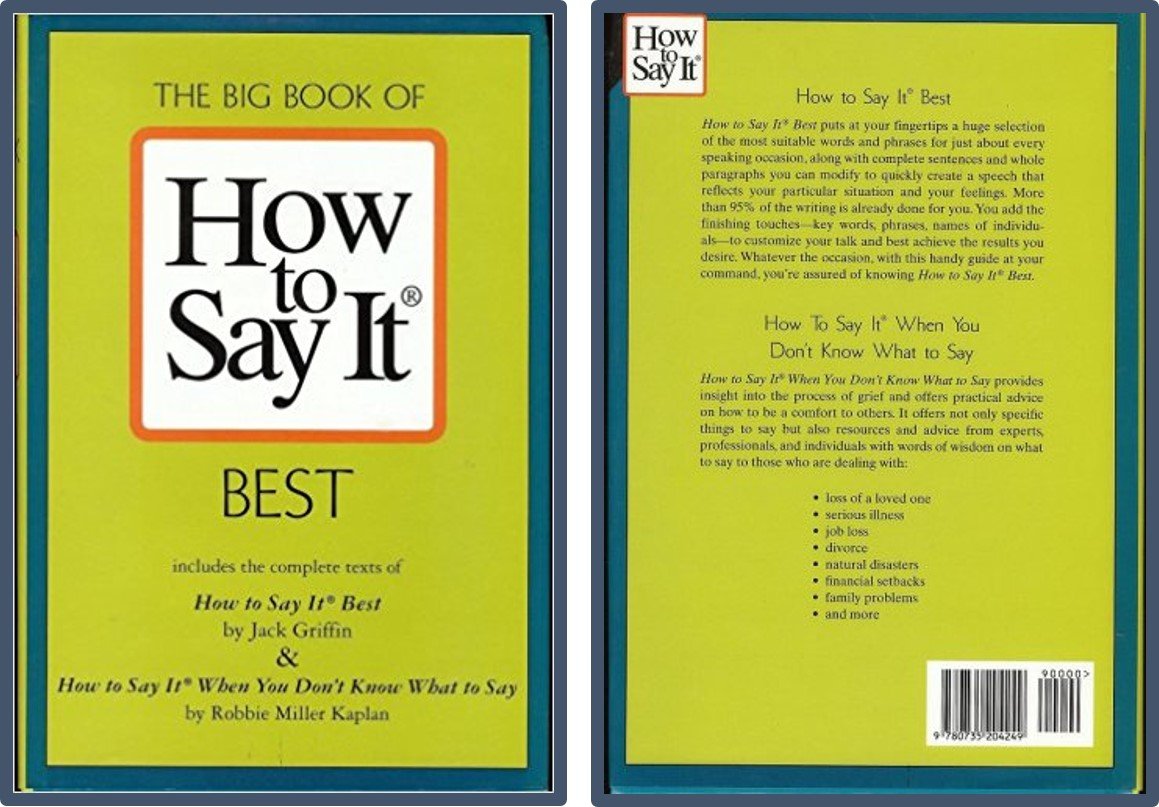 How to Say It Best: How to Say It Best / How to Say It When You Don't Know What to Say