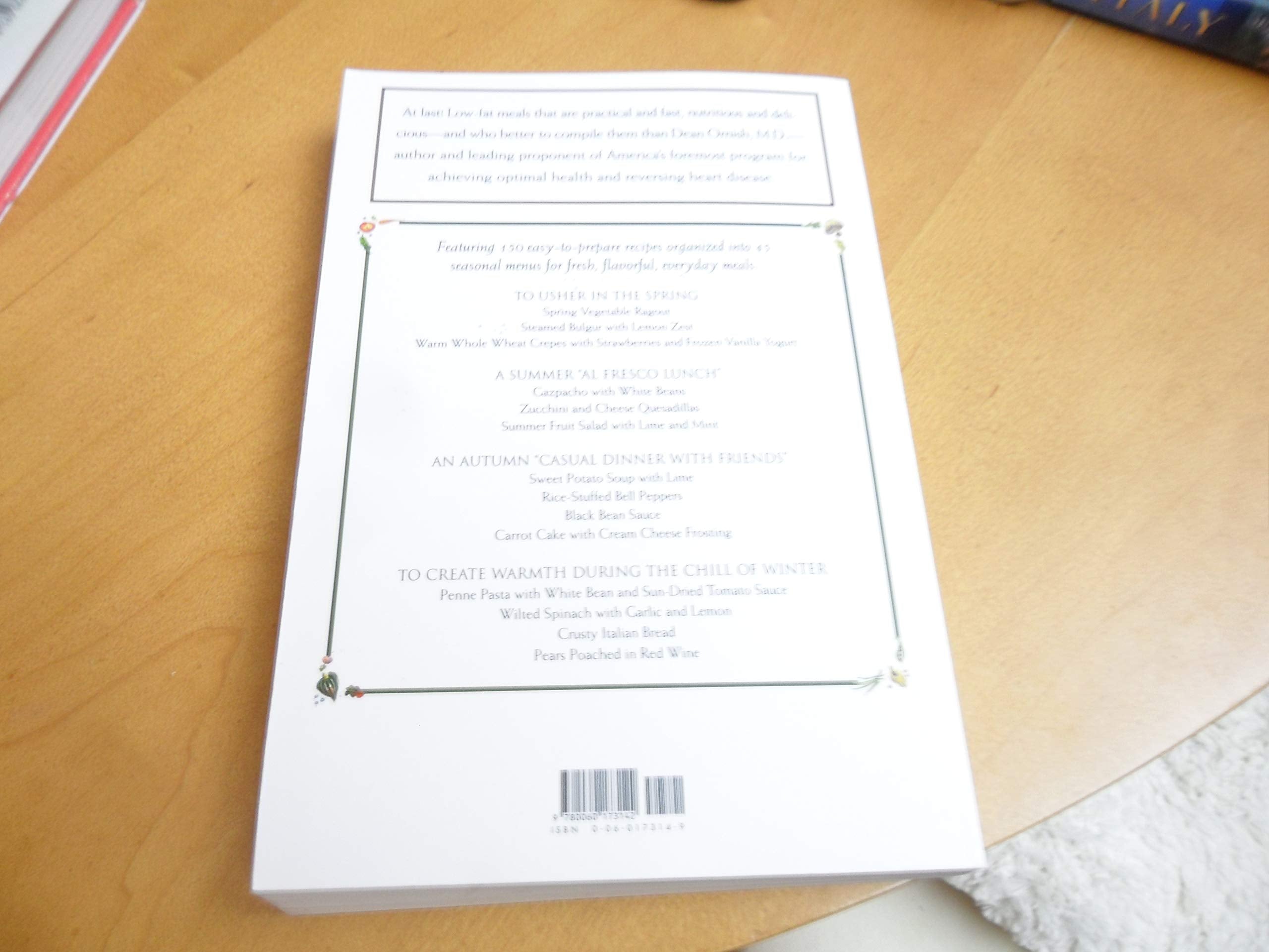 Everyday Cooking With Dr. Dean Ornish: 150 Easy, Low-Fat, High-Flavor Recipes used book depot