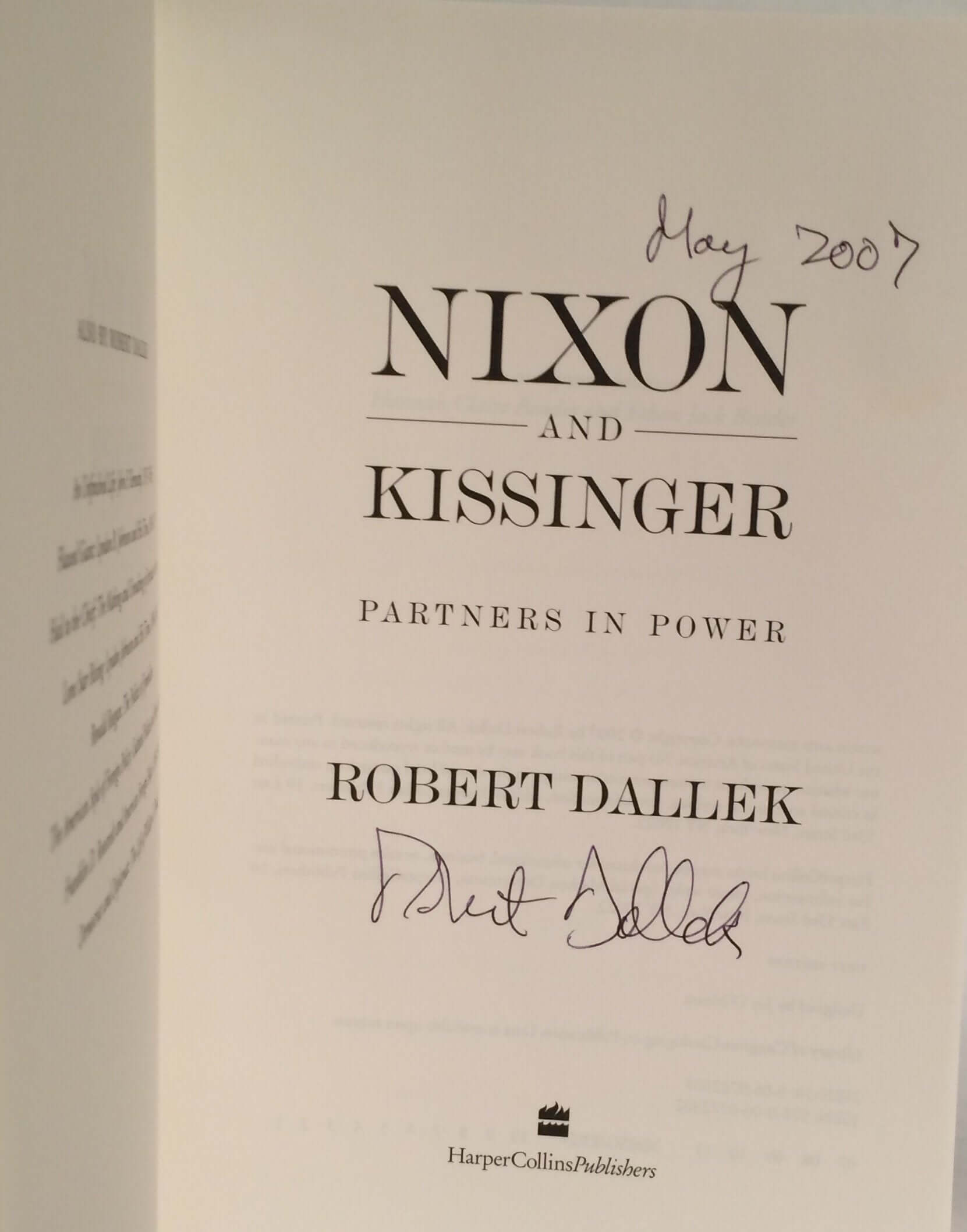 Nixon and Kissinger: Partners in Power used book depot