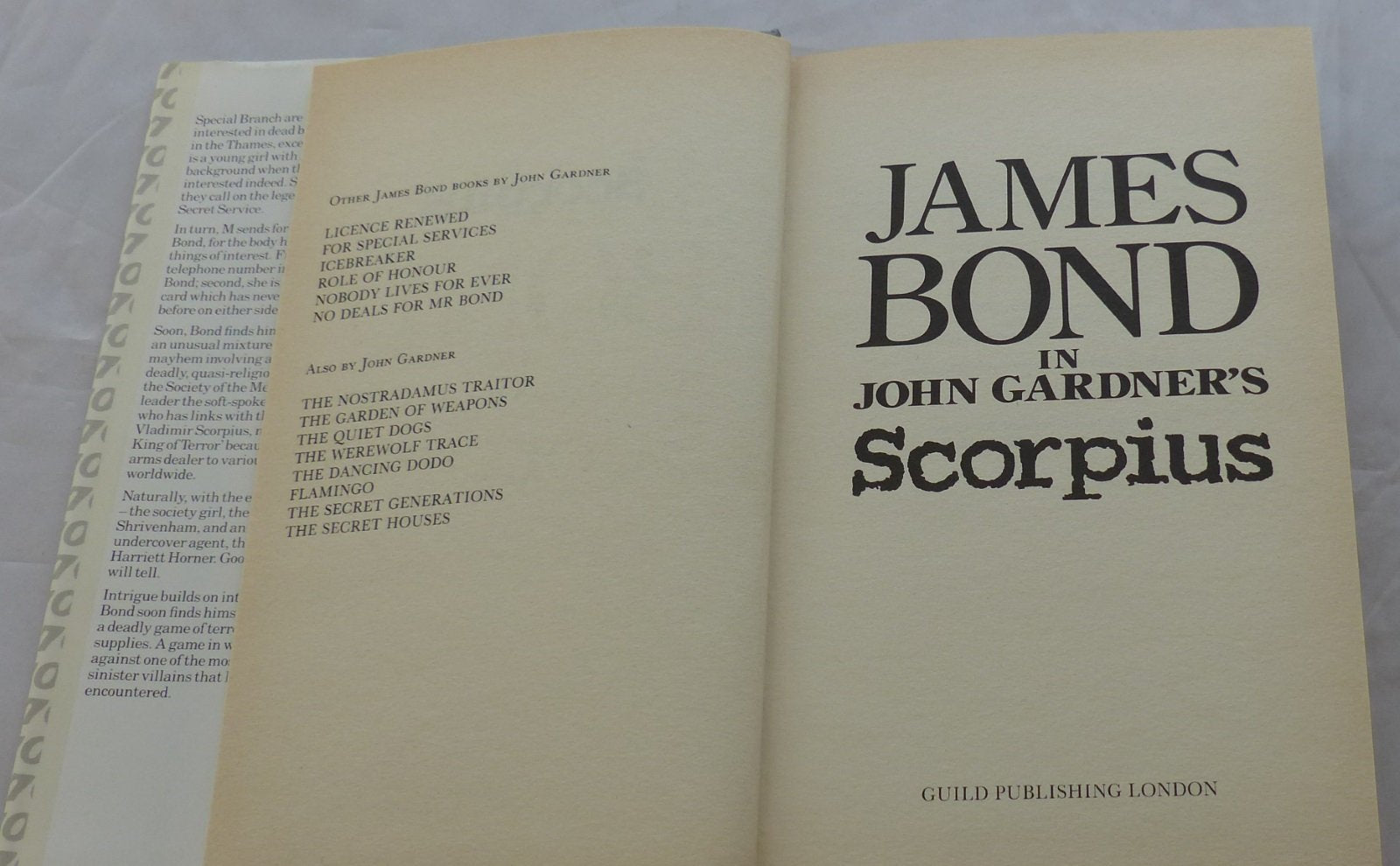 Scorpius (Ian Fleming's James Bond) used book depot