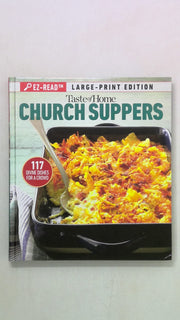 Taste of Home Church Suppers (Large Print) used book depot