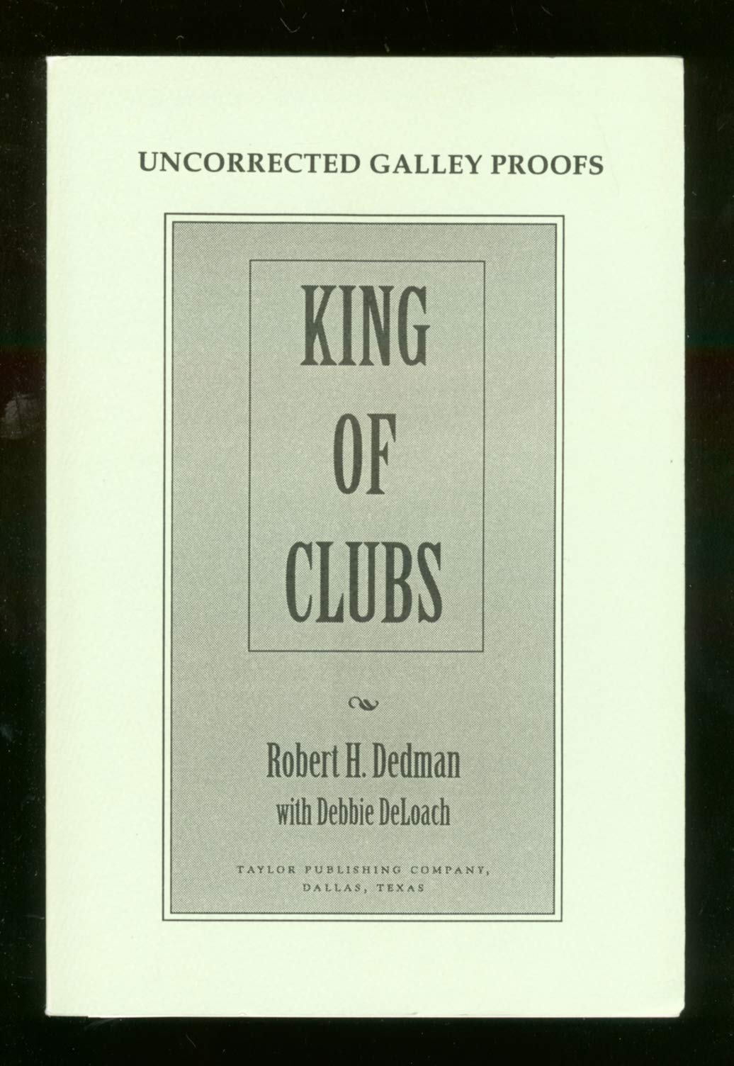 King of Clubs: Grow Rich in More Than Money used book depot